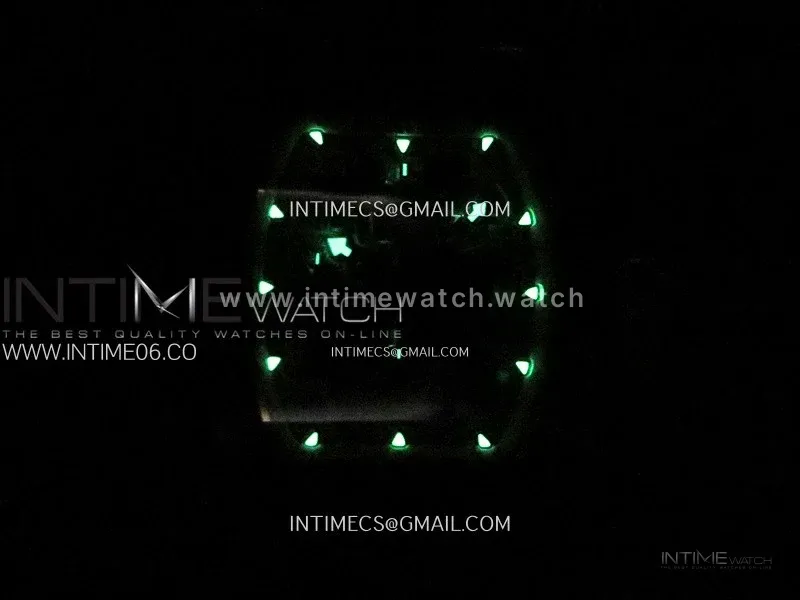 RM011 Titanium Case Black Ceramic Bezel Chronograph KUF Best Edition Skeleton Dial on White Rubber Strap A7750