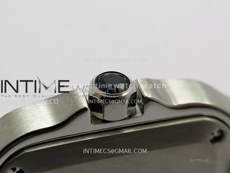 Santos de Cartier 27mm SS/YG 8848F 1:1 Best Edition Silver Dial On SS/YG SmartLinks Bracelet Ronda Quartz