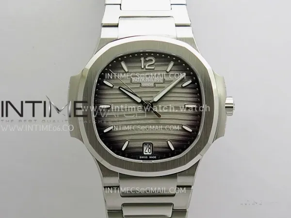 Nautilus 7118 Ladies SS DDF 1:1 Best Edition Gray Dial On SS Bracelet Super Clone DD324
