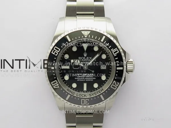 Sea-Dweller DEEPSEA 126660 904L SS V9F Best Edition Black Dial On Oyster Bracelet VR3235