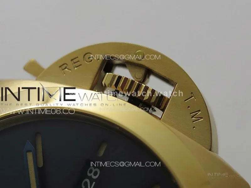 PAM1112 Luminor Marina Goldtech™ Sole Blu 44mm