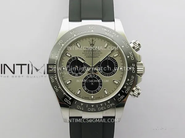 Daytona 116519 904L SS VSF 1:1 Best Edition On Oysterflex Gray Dial DD4130