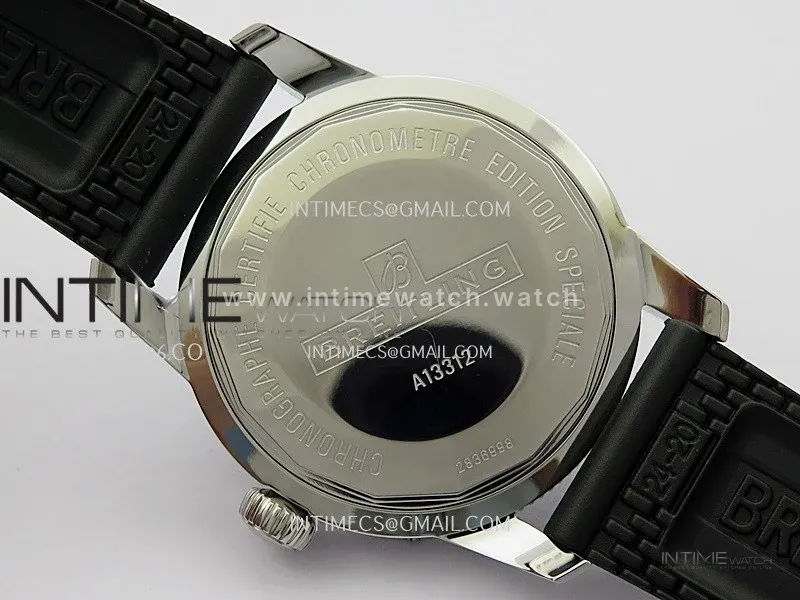 SuperOcean 46mm Green Ceramic Bezel SS B50 1:1 Best Edition Green Dial On Black Rubber Strap A2824