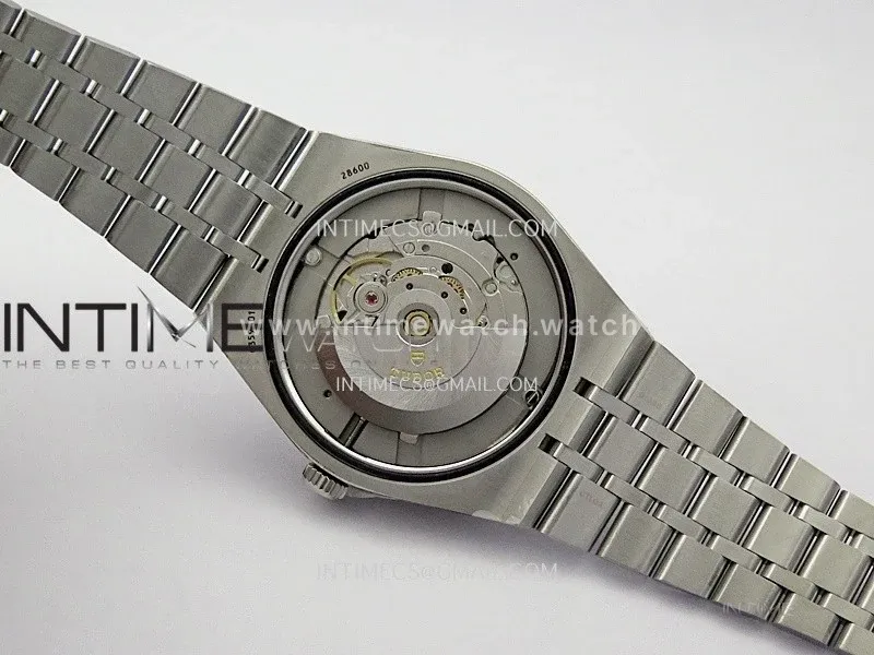 Prince Bay 41mm A7F 1:1 Best Edition Black Dial Roman Markers on SS Bracelet A2824
