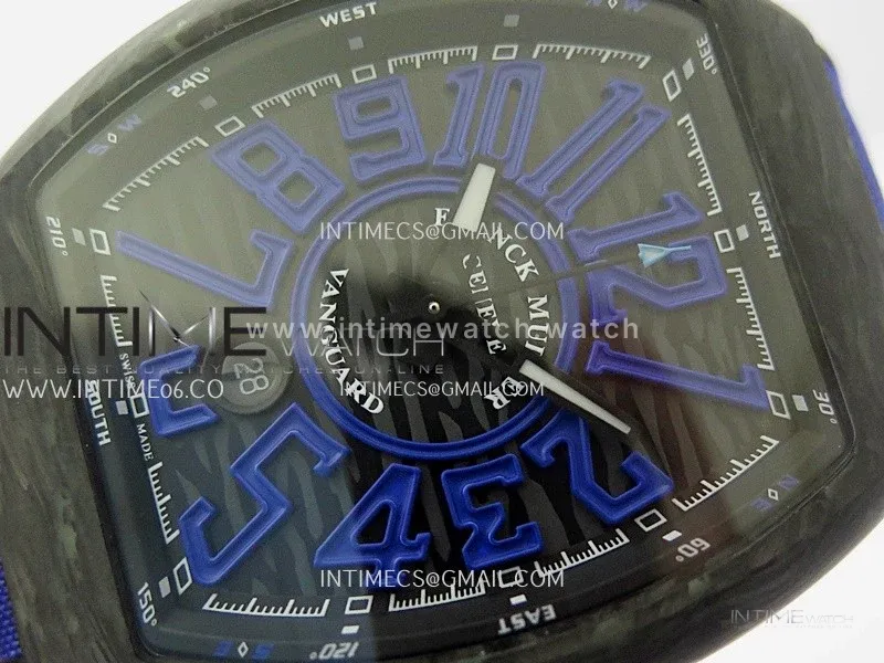 Vanguard Racing Carbon V45 Purple ABF Best Edition On Purple Nylon Strap A2824