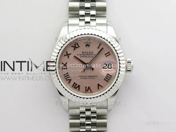 Datejust 28mm 279174 SS BP Best Edition Pink Roman Markers Dial on SS Jubilee Bracelet ETA2671