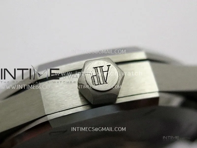Royal Oak 41mm 15510 SS DDF 1:1 Best Edition Green Dial On SS Bracelet DD4302 Super Clone
