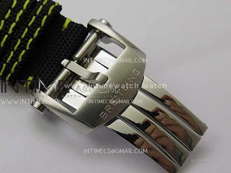 Avenger Chronometer 44mm SS B50 Best Version Green Dial On Black Leather Strap A2836