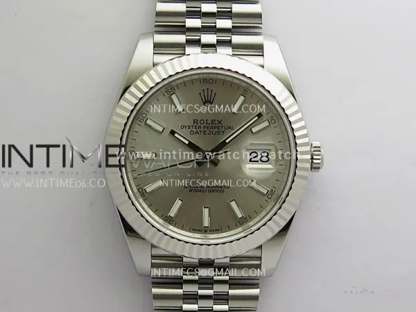 DateJust 41 126334 904L SS V2 VSF 1:1 Best Edition Silver Dial Stick Marker On Jubilee Bracelet DD3235