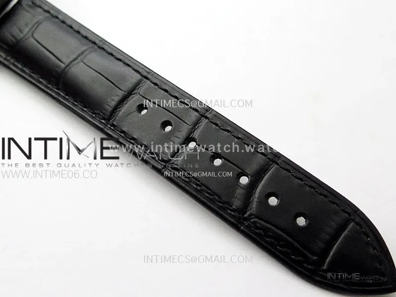 Classic Tourbillon SS/Diamonds Bezel AXF White Textured Dial On Black Leather Strap EQ5210