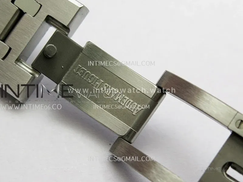 Royal Oak 41mm Complicated 26574 SS BBS Best Edition White Dial On SS Bracelet A5134