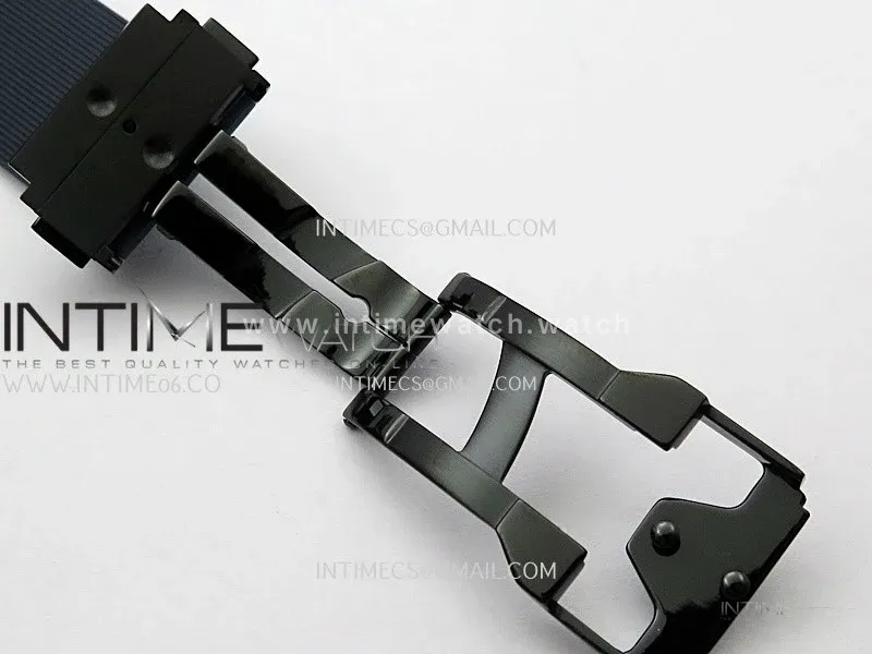 Classic Fusion 42mm Ceramic JJZF 1:1 Best Edition Blue Dial On Blue Rubber Strap
