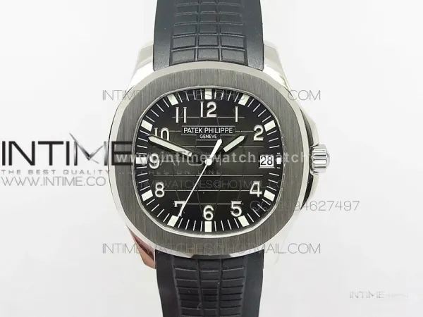 Aquanaut Jumbo BP Best Edition SS Black Dial on Black Rubber Strap Miyota 9015 PP324CS