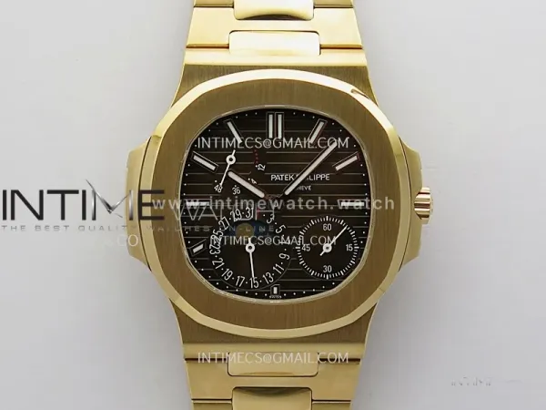 Nautilus 5712/1R RG V4+ PPF 1:1 Latest and Best Edition Brown Dial on RG Bracelet PPF240 (Free tool)