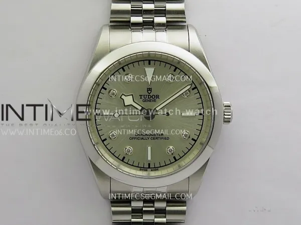 Black Bay 41mm SS HTF 1:1 Best Edition Silver Dial Diamond Marker On SS Jubilee Bracelet Asian 5601