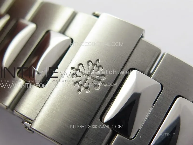 Nautilus 5726 Full Function SS PPF 1:1 Best Edition Gray Dial on SS Bracelet PPF324 (Free Tool)
