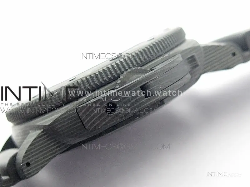 PAM979 Carbotech VSF 1:1 Best Edition Carbon Dial on Rubber Strap P.9010 Clone (Free Leather Strap)