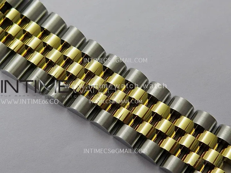 DateJust 126233 36mm 904L SS/YG ONE Factory 1:1 Best Edition Gold Leaves Dial Diamond Marker On Jubilee Bracelet DD3235