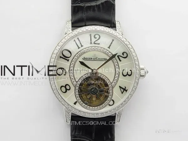 Rendez-Vous Tourbillon SS RMSF Best Edition White Dial on Black Leather Strap