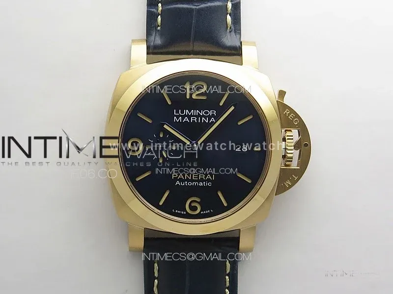 PAM1112 Luminor Marina Goldtech™ Sole Blu 44mm