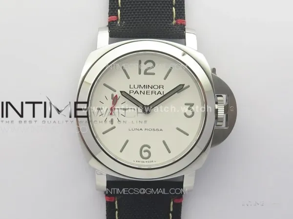 PAM1342 W HWF 1:1 Best Edition White Dial on Black Nylon Strap A6497
