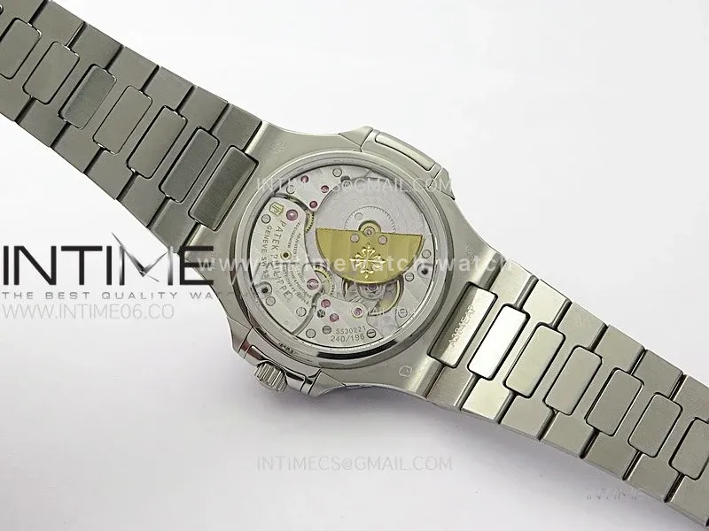 Nautilus 5740 T Diamonds Bezel SS TWF Best Edition Tiffany Blue Dial on SS Bracelet A240