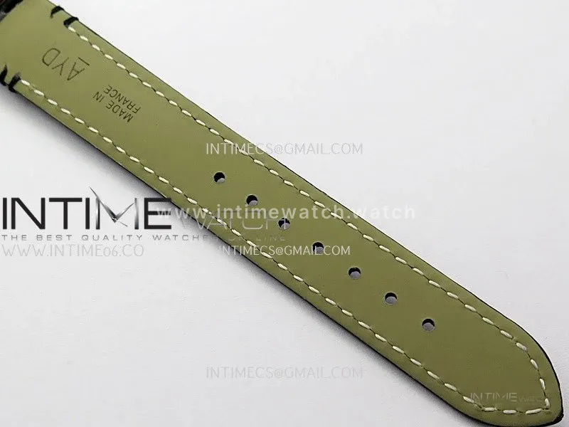 Tank Francaise Ladies 21.2mm RG 8848F 1:1 Best Edition Silver Dial on Black Leather Strap Ronda Quartz V2