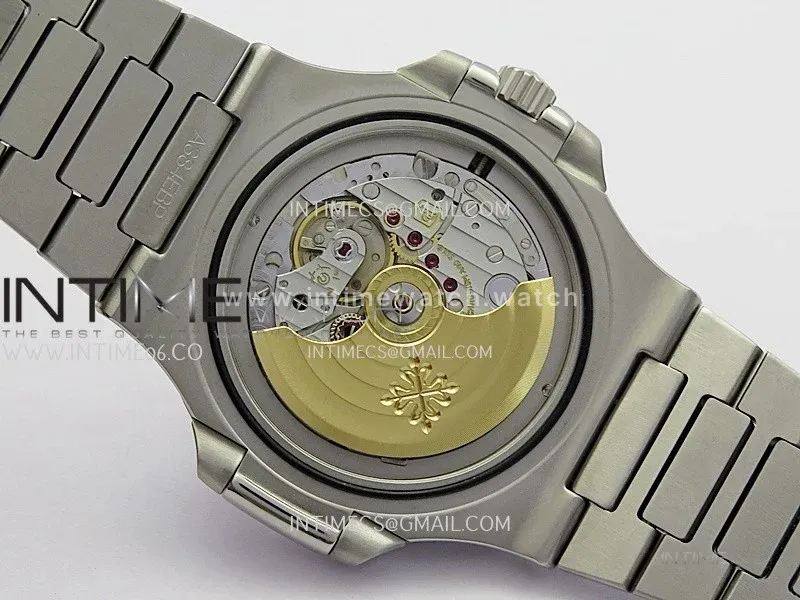 Nautilus 5711/1A Blue T Diamond SS GRF 1:1 Best Edition Gray Textured Dial On SS Bracelet Asian 26-330