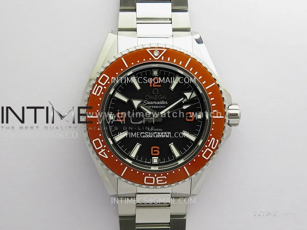 Seamaster 2025 2000M 217.30.42.21.01.003 Orange Ceramic Bezel VSF 1:1 Black Dial On SS Bracelet Asian 8912