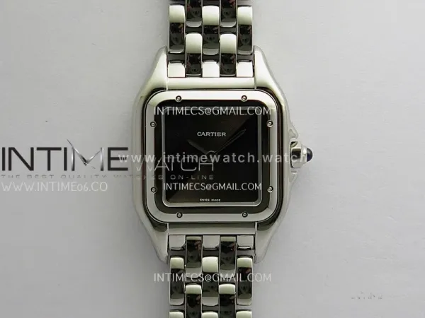 Panthère Secrete Ladies 22mm SS BBA 1:1 Best Edition Gray Ombre Dial On SS Bracelet Ronda Quartz