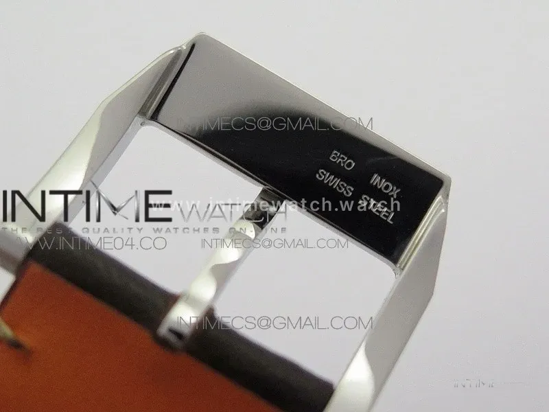 Mark XVIII IW327010 SS M+F 1:1 Best Edition Blue Dial on Brown Leather Strap A2892 (Free Nylon Strap)