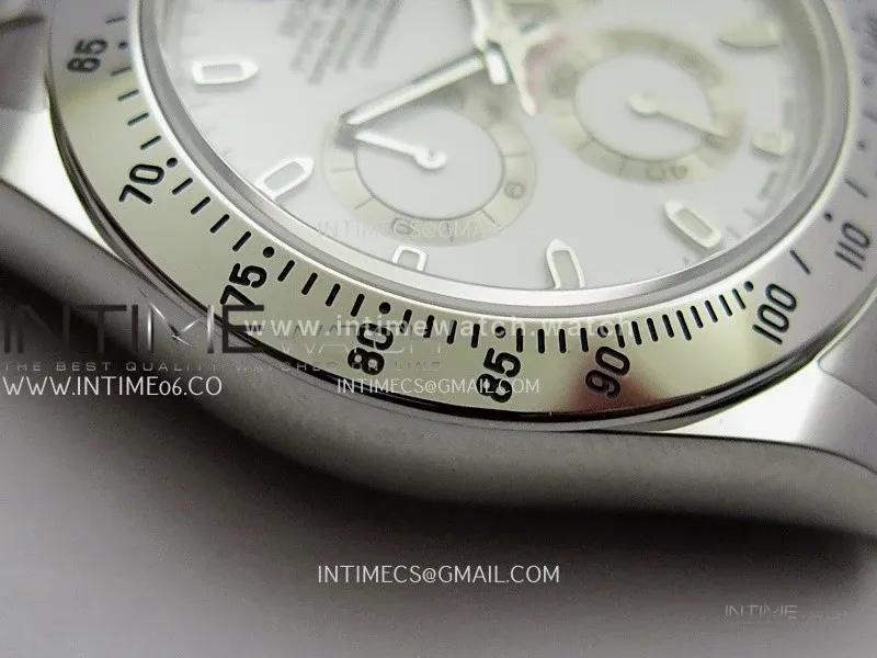 Daytona 116520 904L SS VSF 1:1 Best Edition White Dial On 904L SS Bracelet DD4130
